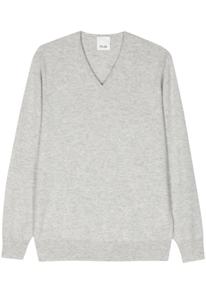 Allude V-neck cashmere jumper - Grey