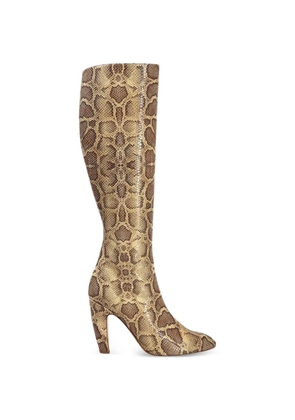 GIABORGHINI Thelma zip boots - Neutrals