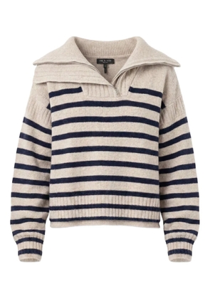 rag & bone striped zipped sweater - Neutrals