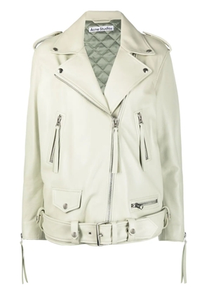 Honey Fucking Dijon x Acne Studios boxy biker jacket - Green