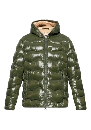 Save The Duck hooded padded jacket - Green
