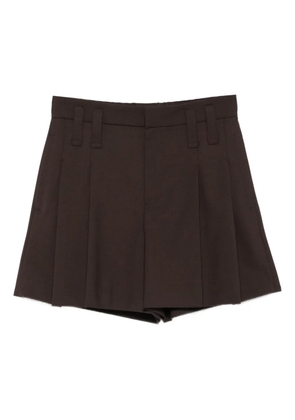 Brunello Cucinelli pleated tailored shorts - Brown