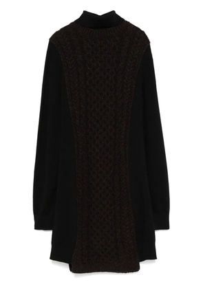 FENDI wool midi dress - Purple