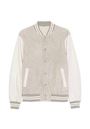 Eleventy panelled bomber jacket - Green