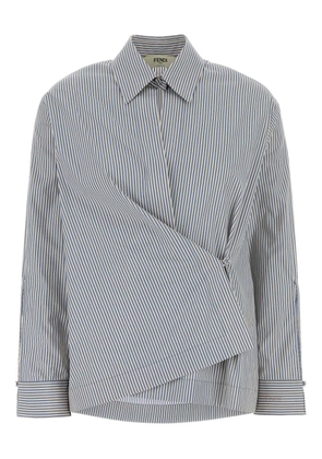 FENDI striped shirt - Blue