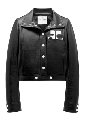 Courrèges Reedition vinyl jacket - Black