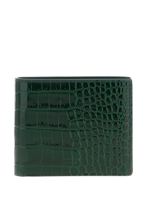 TOM FORD crocodile-embossed leather wallet - Green