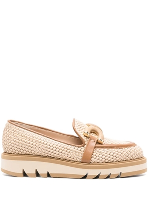 Roberto Festa Ginevra woven loafers - Brown