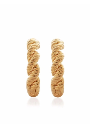Monica Vinader Corda huggie earrings - Gold