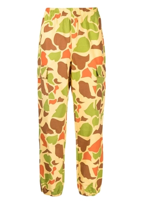 Billionaire Boys Club camouflage-print elasticated trousers - Yellow