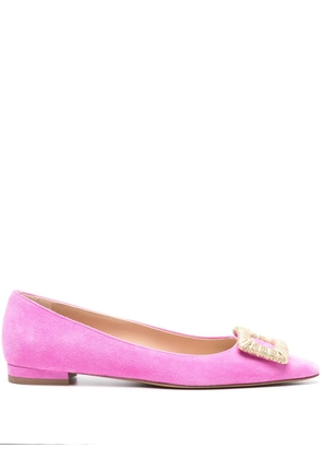 Roberto Festa suede ballerina shoes - Pink