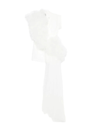 Alchemy ruffled dress - White