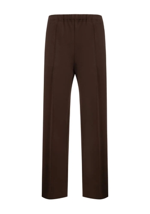 Miu Miu side-stripe trousers - Brown