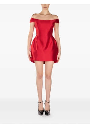 ARAFTU off-shoulder mini dress - Red