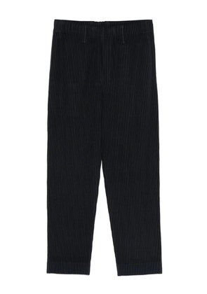 Homme Plissé Issey Miyake plissé elasticated trousers - Blue