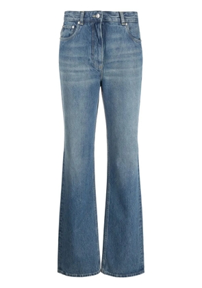 Ferragamo high-waisted straight-leg jeans - Blue