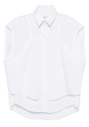 Ioana Ciolacu layered shirt - White