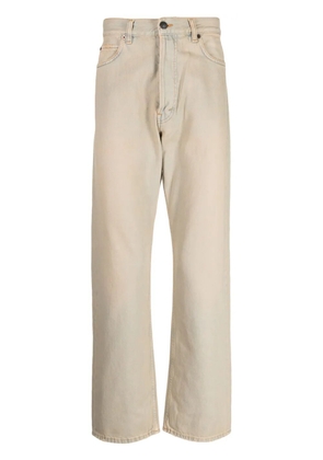 Haikure mineral-dyed high-rise wide-leg jeans - Blue