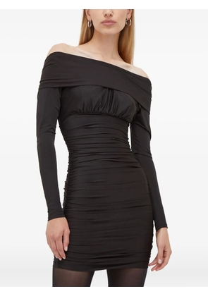 MARCIANO by GUESS off-shoulder ruched mini dress - Black