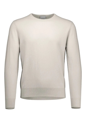 Allude crew-neck cashmere sweater - White