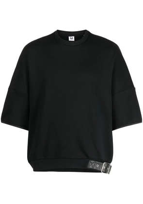 Random Identities buckle-detailed cotton T-shirt - Black