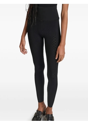 JW Anderson cable knit trousers - Black