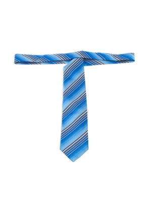 Ermenegildo Zegna Vintage striped silk tie - Blue