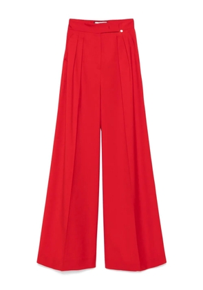 NISSA wide-leg trousers - Red