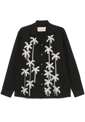 Baziszt Palm shirt - Black