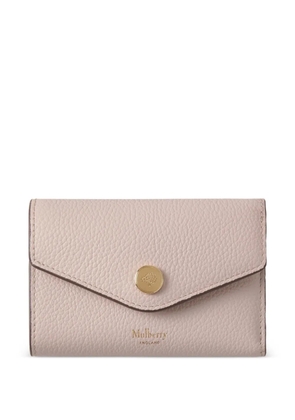 Mulberry folded grained-leather wallet - Pink