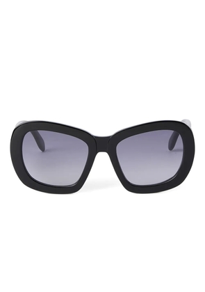 Palm Angels Eyewear Moon round sunglasses - Black