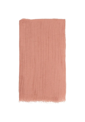 Rick Owens Sandy fringed scarf - Pink
