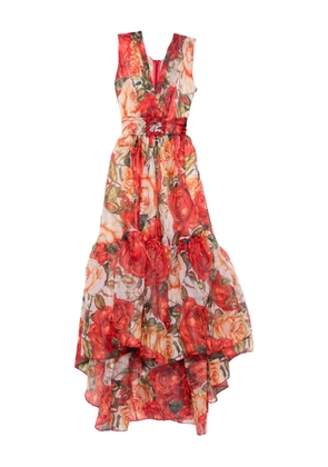 MIAU by Clara Rotescu Rosamund maxi dress - Red