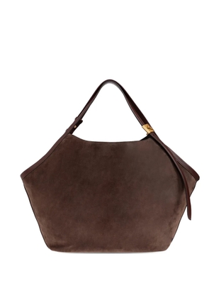 Kate Spade large Deco suede tote bag - Brown