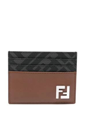 FENDI FF card holder - Brown