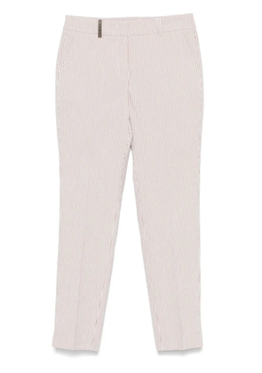 Peserico striped trousers - Neutrals