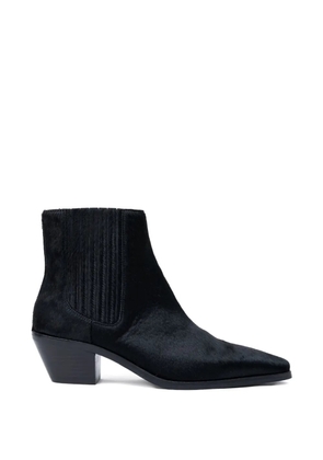 BOSS pointed-toe panelled boots - Black