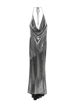 ROSERRY Ibiza cowl-neck maxi dress - Silver