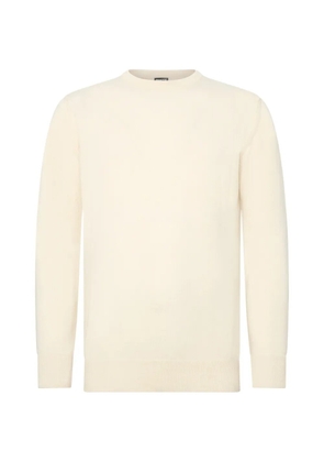 FRANZESE COLLECTION ribbed crew-neck sweater - Neutrals