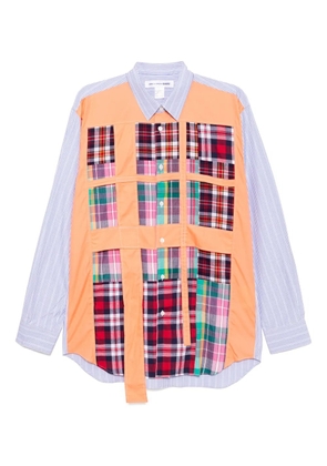 Comme Des Garçons Shirt tartan lattice shirt - Blue