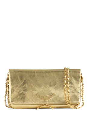 Zadig&Voltaire metallic-effect chain shoulder bag - Gold