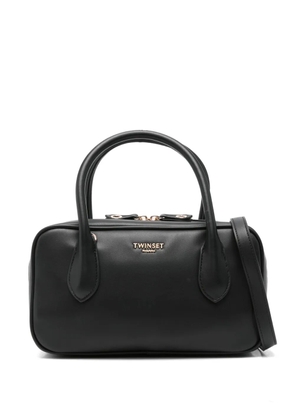 TWINSET logo-lettering tote bag - Black