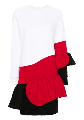 Ioana Ciolacu Pavlova peplum minidress - White