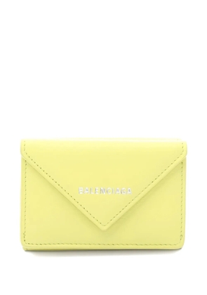 Balenciaga Pre-Owned 2010 paper mini trifold wallet - Yellow