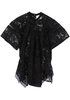 3.1 Phillip Lim lace-panel top - Black