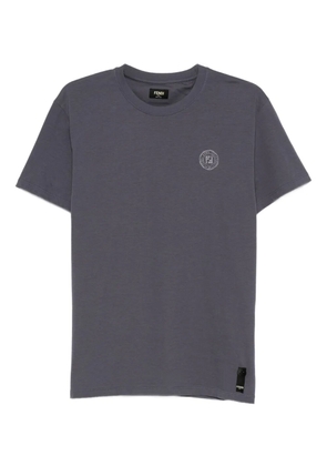 FENDI crew-neck cotton T-shirt - Blue