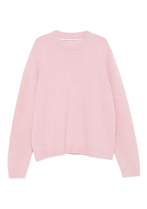Stockholm Surfboard Club crew-neck wool sweater - Pink