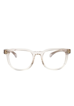Moncler Eyewear rectangle-frame glasses - White