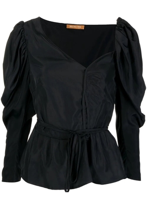 Rejina Pyo Fiona puff-sleeve blouse - Black