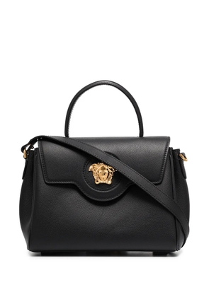 Versace La Medusa leather hand bag - Black
